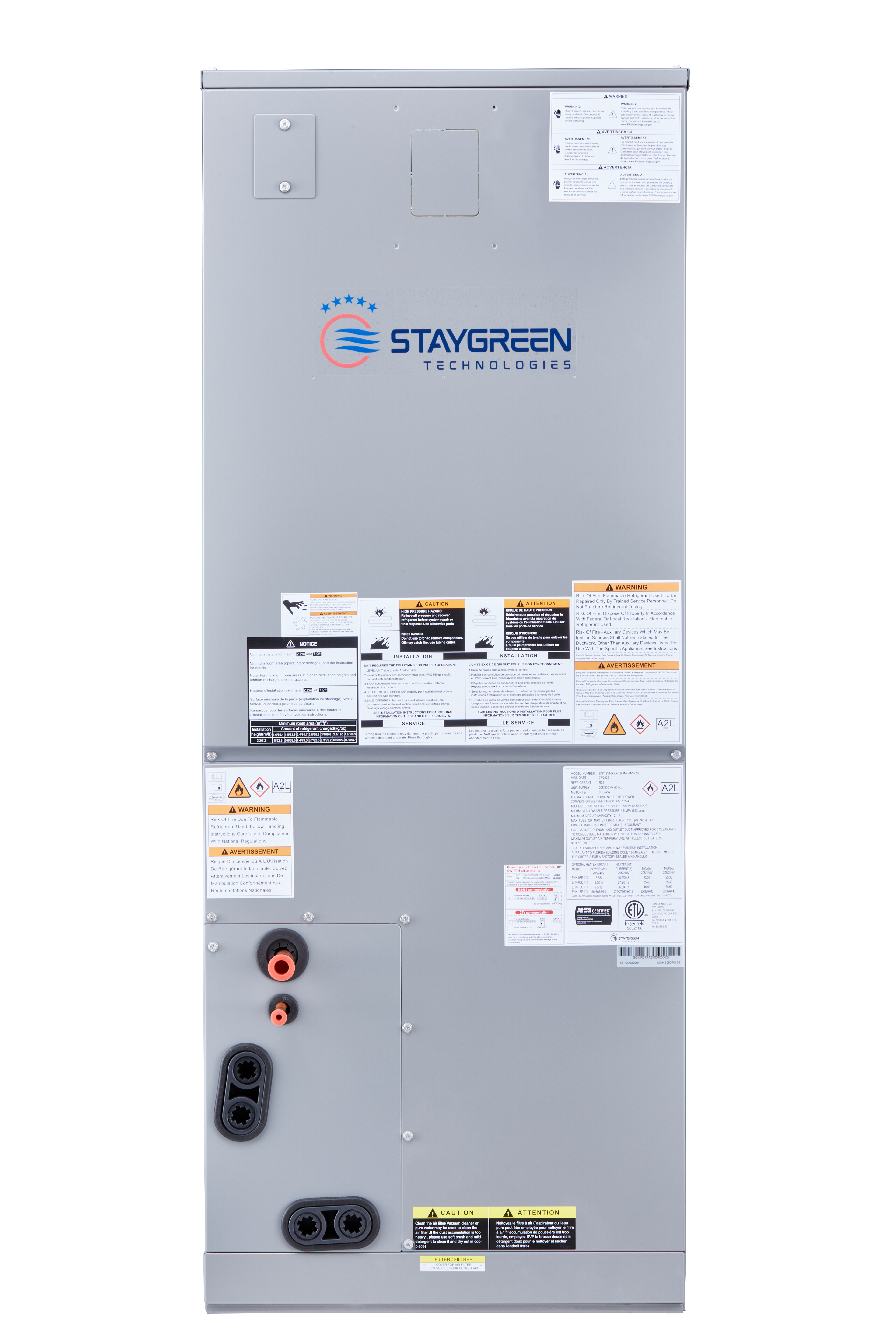 Central Air 15 SEER2 1.5 Ton