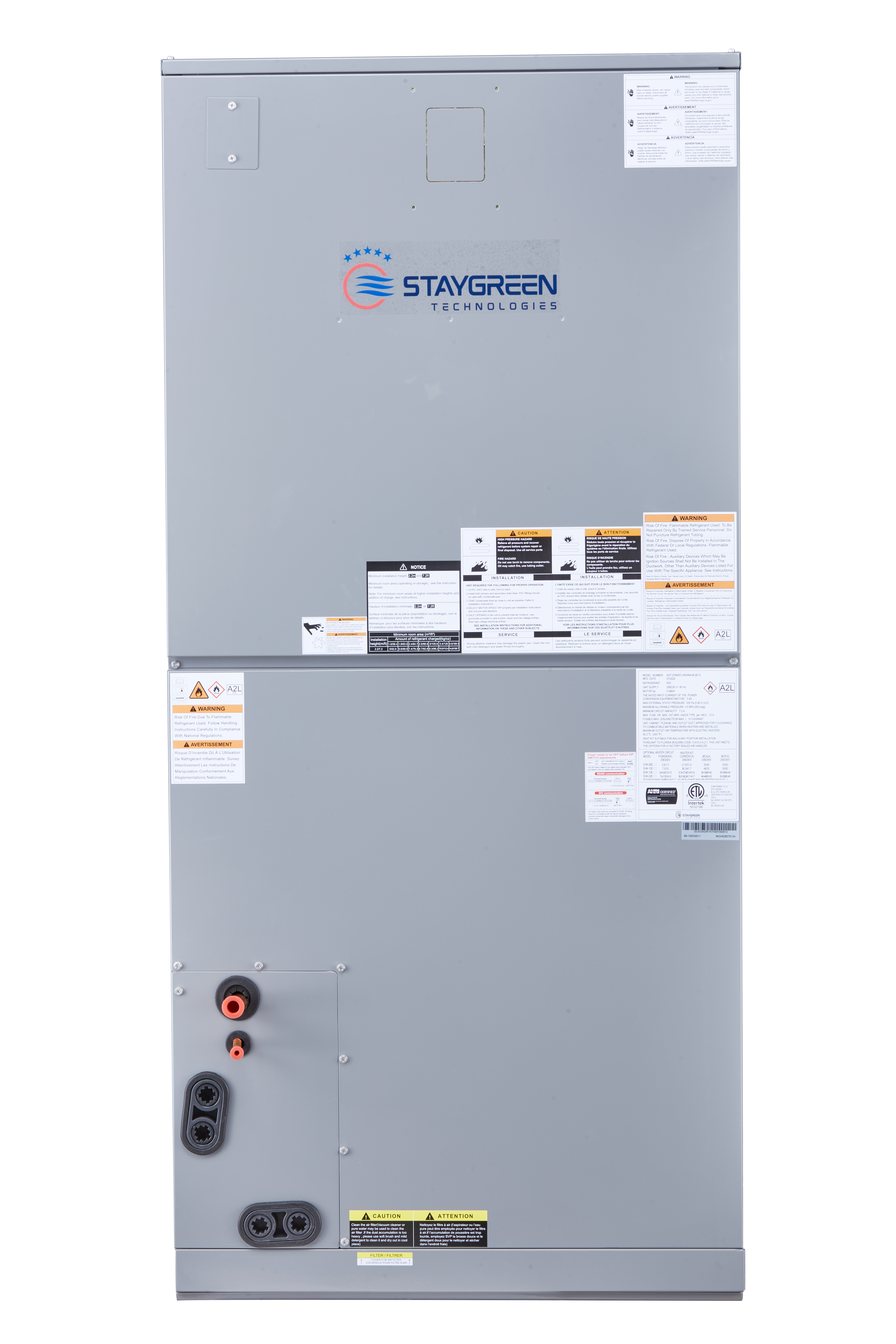 Central Air 15 SEER2 5.0 Ton